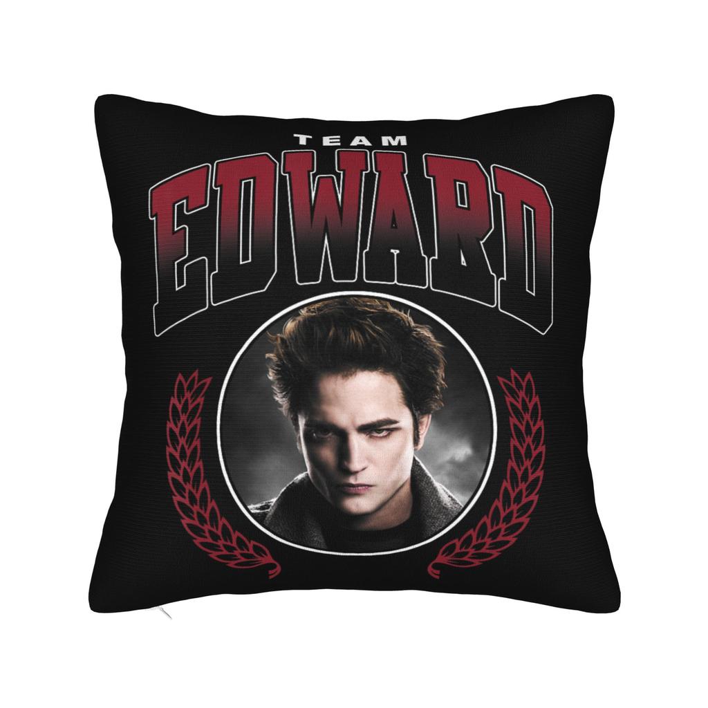 Twilights Vampire Edward Cullen Pillowcase Printing Polyester Cushion Cover Portrait Movie Throw Pillow Case Cover Home Square