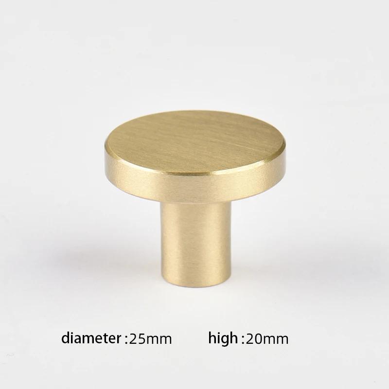 Round Brass Dresser Knobs Drawer Handle Cabinet Door Handle Antique Antique Kitchen furniture Hardware Knob Kitchen  Handles