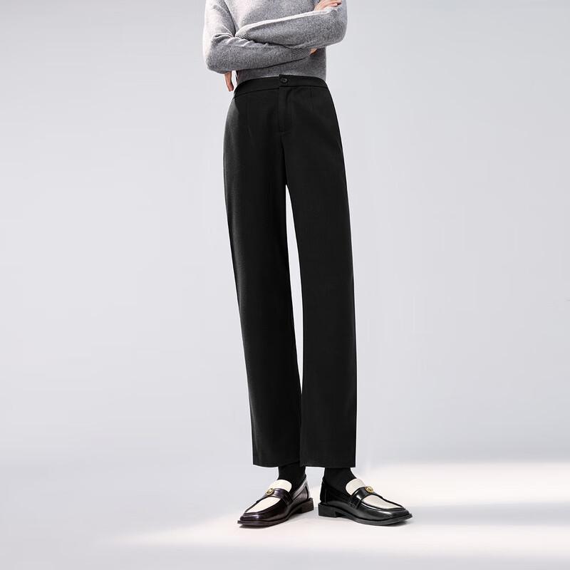 Autumn Water Yi Ren Women's Stylish Tapered Cropped Casual Pants