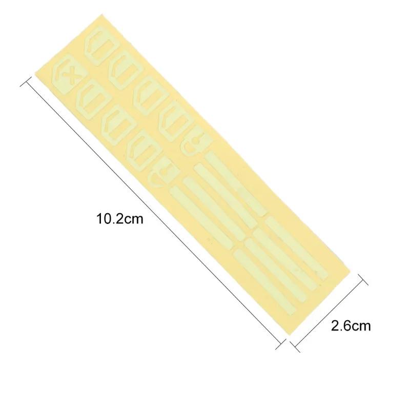 Car Fluorescent Luminous Button Sticker Door Window Lift Night Safety Switch Car Style Decal Switches Relay Decoration Decor