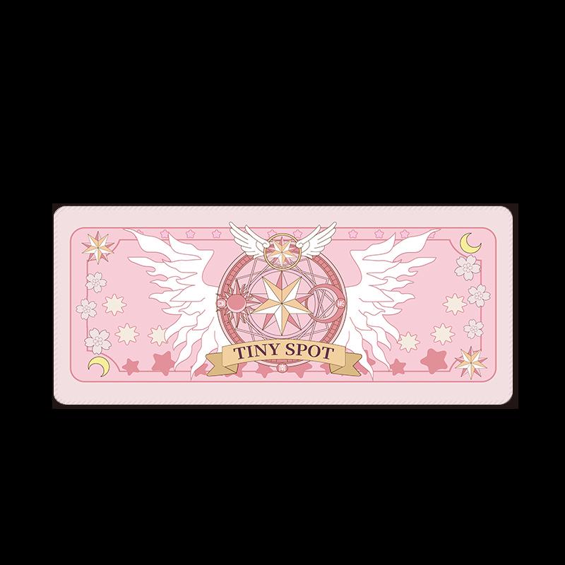 Podkładka pod mysz Magic Circle Magical Girl XL z pogrubionymi obszywanymi krawędziami i podpórką pod nadgarstek – urocza i idealna do użytku biurowego lub z laptopem.