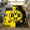 Bvb Dortmund Football Emblem Floor Mat Suitable For Dormitory Entryway Playrooms Game Room Antislip Carpet Office Home Decor Spiritual Gift