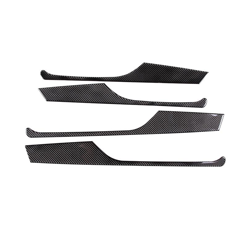 Soft Carbon Fiber Car Inner Door Anti Kick Panel Trim Sticker For Mercedes Benz C-Class W206 2022-2024 Car Accessories