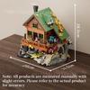 Mountain Hut Building Blocks Autumn Mountain Architecture Assembly Model Decoration Toys Collection Children's Birthday Gifts