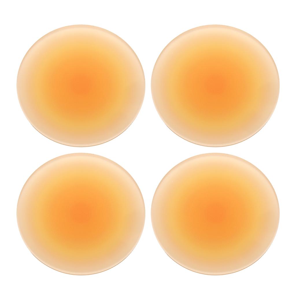 4pcs Acrylic Cup Coasters Cute Coasters Round Heat Resistant Cup Coasters Non-Slip Table Coasters For Dining Table Decor