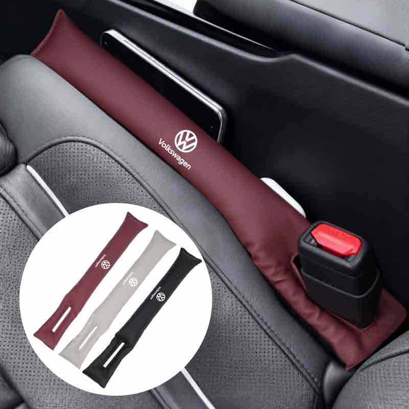 Automotive Two-tone Leather Seam Strip Leak-Proof Auto Seat Gap Plug For VW GTI Polo Passat Scirocco Golf Tiguan GTE Sportcoupe