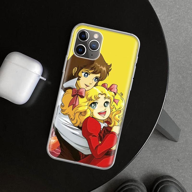 Anime Candy Phone Case Cover for iPhone 11 12 13 Mini 14 15 Plus 16 Pro Max 17 Air 7 8 + SE Art Customized Fundas 11 12 13 Mini