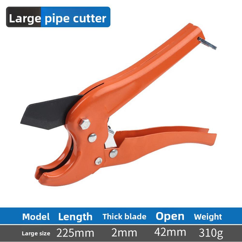 PVC Pipe Cutter 32mm Professional Tube Slicer Plastic PE PU Hose Cutting Tool Rubber Grip Hardware Tools For Plumbing Repair Kit