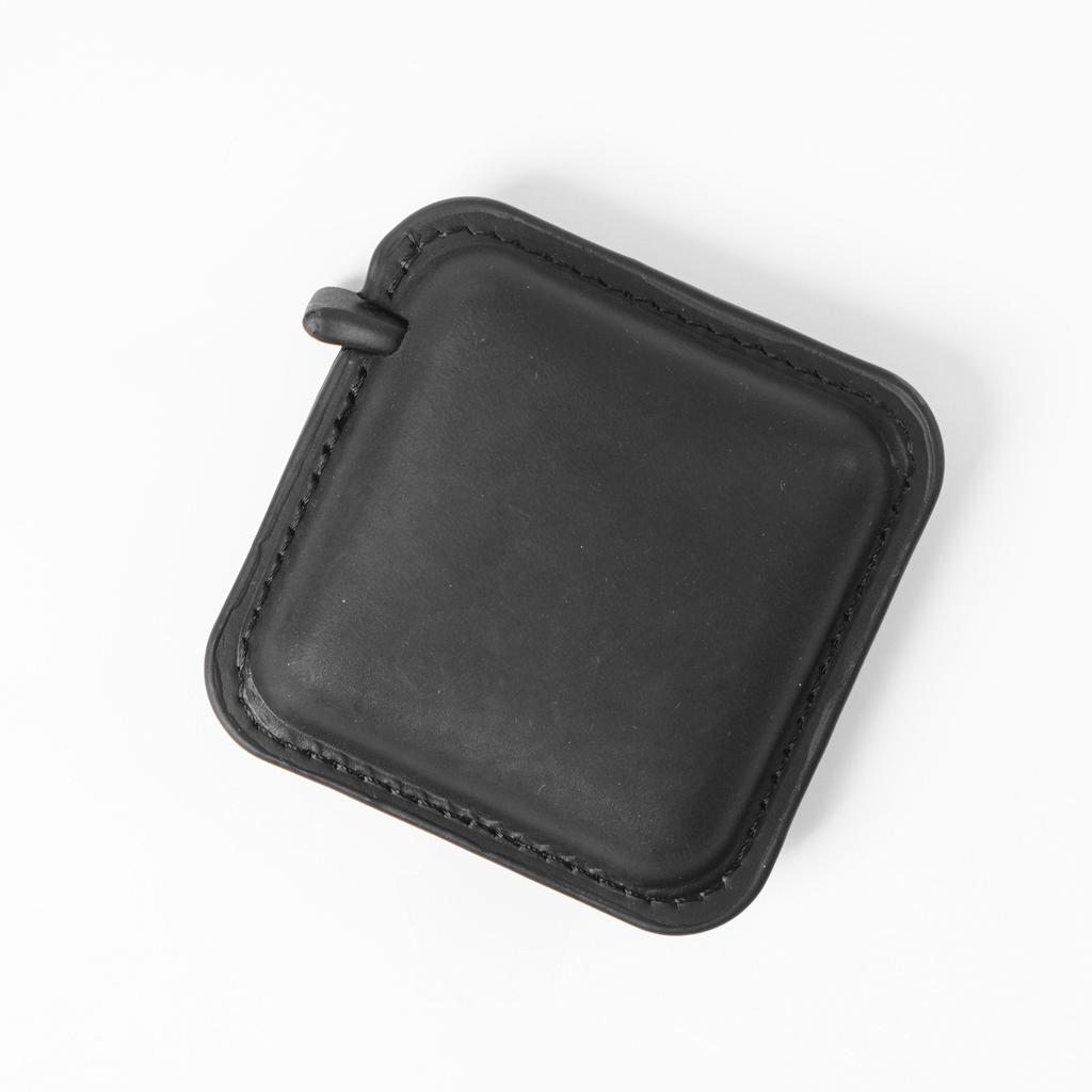 Vintage Crazy Horse Genuine Cowhide Tape Measure Handmade Mini Sewing Ruler Retro Leather Keychain Pendant Measuring Tapes