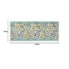 Kawashima Selkon Textiles MINTON Kitchen Mat, Garden Nature, Blue-Green, 50 x 150 cm, FT1230
