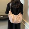 Large Capacity Tote Bag Solid Color Women's Shoulder Crossbody Bag
