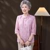 Spring Fashion National Style Shirt for Middle-Aged & Senior Women