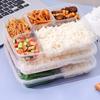 Disposable 5-Compartment Meal Prep Containers with Lids