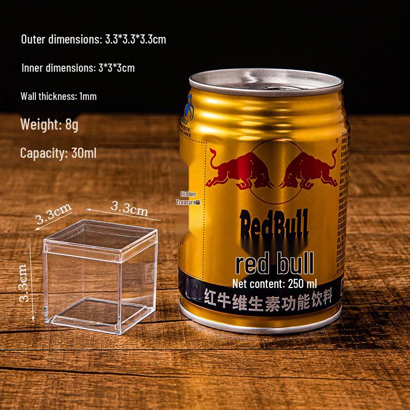 Quadratische Transparente Harte Kunststoffbox: Vielseitige Lebensmittelverpackung, Betta-Fischzucht, Kristallschlamm, Überraschungsbox, Hochzeits-Süßigkeitenaufbewahrung.