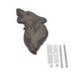3D Metal Wolf Logo Car Front Grille Badge Side Fender Rear Trunk Emblem Sticker Decal  Car Exterior Decorative Accessories