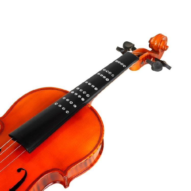Ebony Violin Fingerboard 4/4 Natural Ebony Wood Fiddle Fretboard With Musical Scale Stringed Instrument Accessories