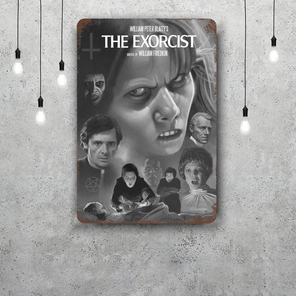 The Exorcist Movie Metal Signs Wall Decor Vintage Tin Signs Captain Metal Poster Decor for Bar Pub Club Wall Decoration