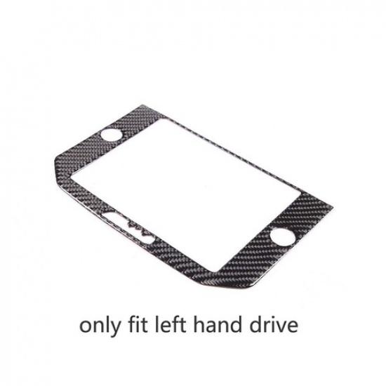 Carbon Fiber Center Navigation Screen Frame Trim For Maserati Ghibli 2014-