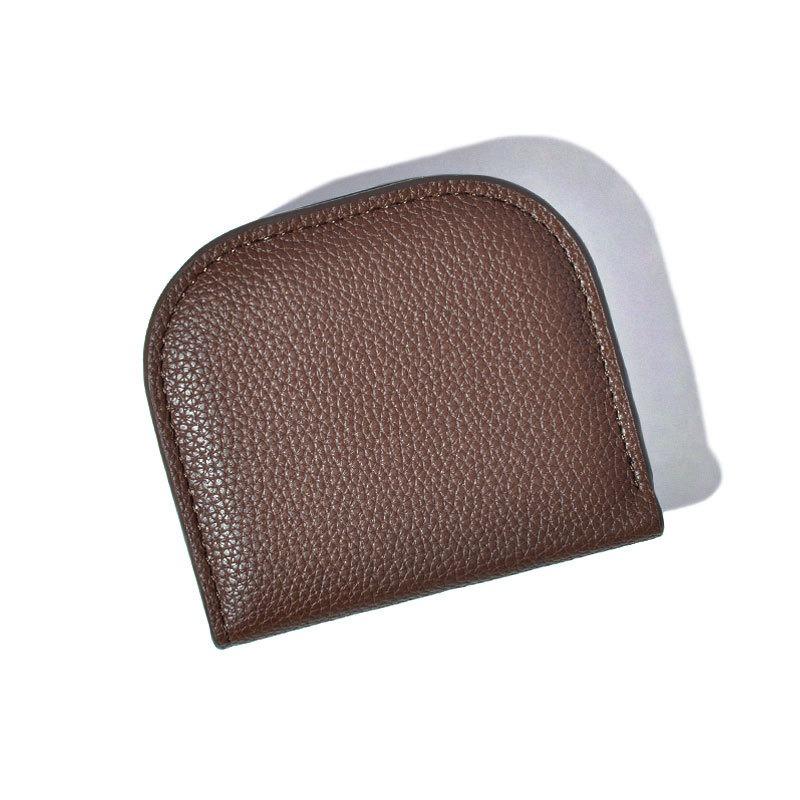 

New Female Fashion Short Mini Wallets Good PU Leather Zipper Clutch Purse Multi-functional Small Wallet for Women Coin Card Bag шоколадний