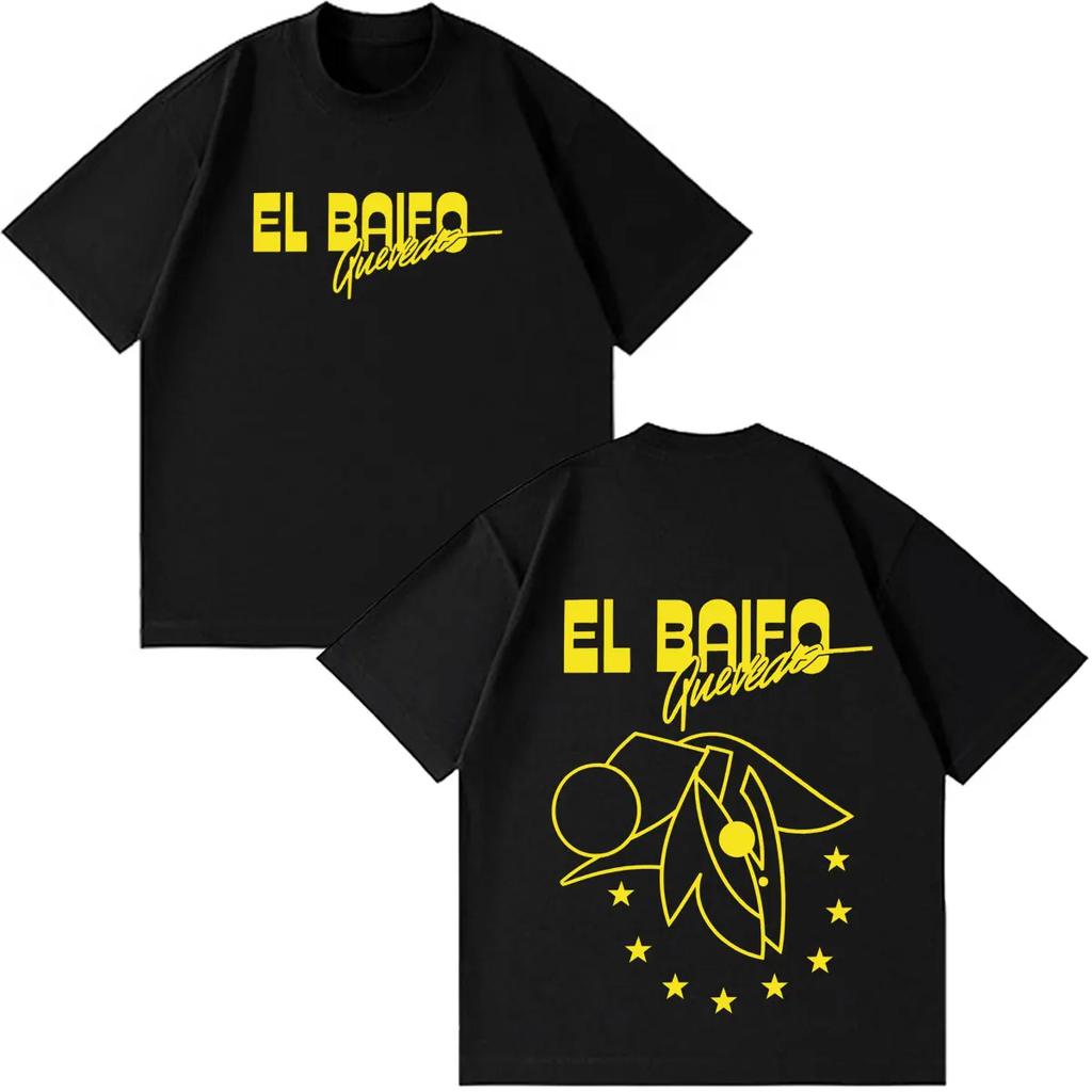 2026 Summer QUEVEDO EL BAIFO Album Tour Print T Shirt Unisex Unisex Fashion Tshirt Shortsleeved Cotton Casual Aesthetics Tshirts