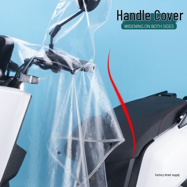 Waterproof Sunshade Cover for Dragon Head Motorcycle Control Panel & Handlebars