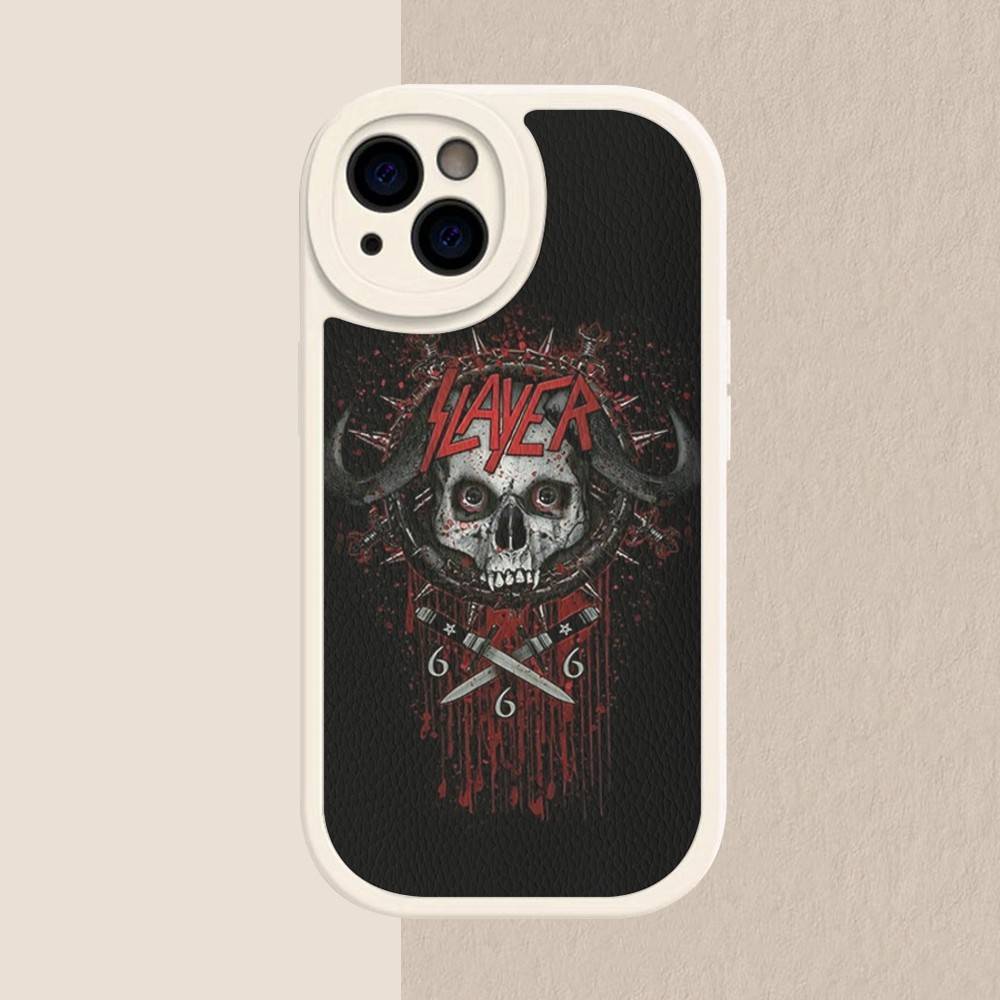 

1 шт. Чехол для телефона Heavy Metal S-slayer Hard Leather для IPhone 16 15 14 13 12 Mini 11 14 Pro Max Xs X Xr 7 8 Plus Fundas iPhone 16