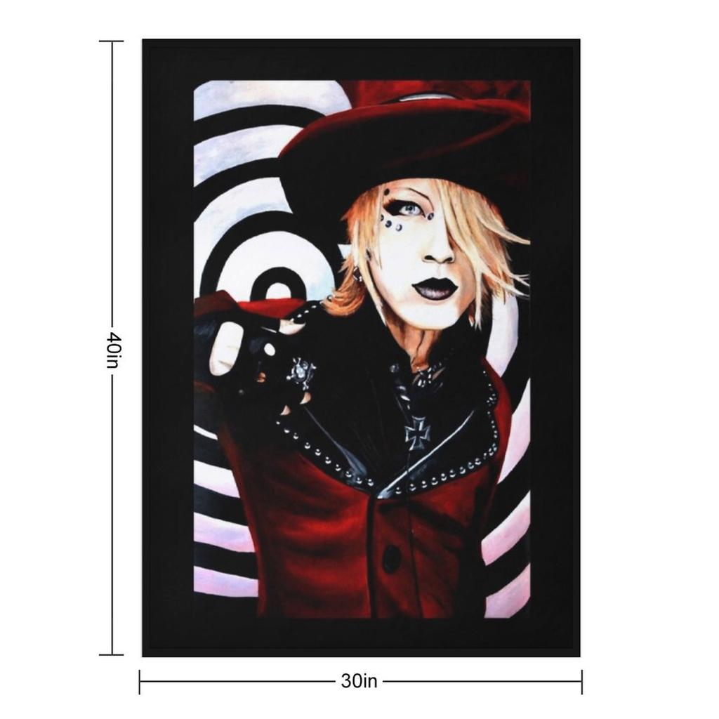 Ruki - The Gazette Classic . Throw Blanket Sleeping Bag Summer Shaggy Thins Blankets