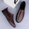 Genuine Leather Men Shoes Casual Slip On Formal Loafers Men Moccasins Italian Black Male Driving Shoes