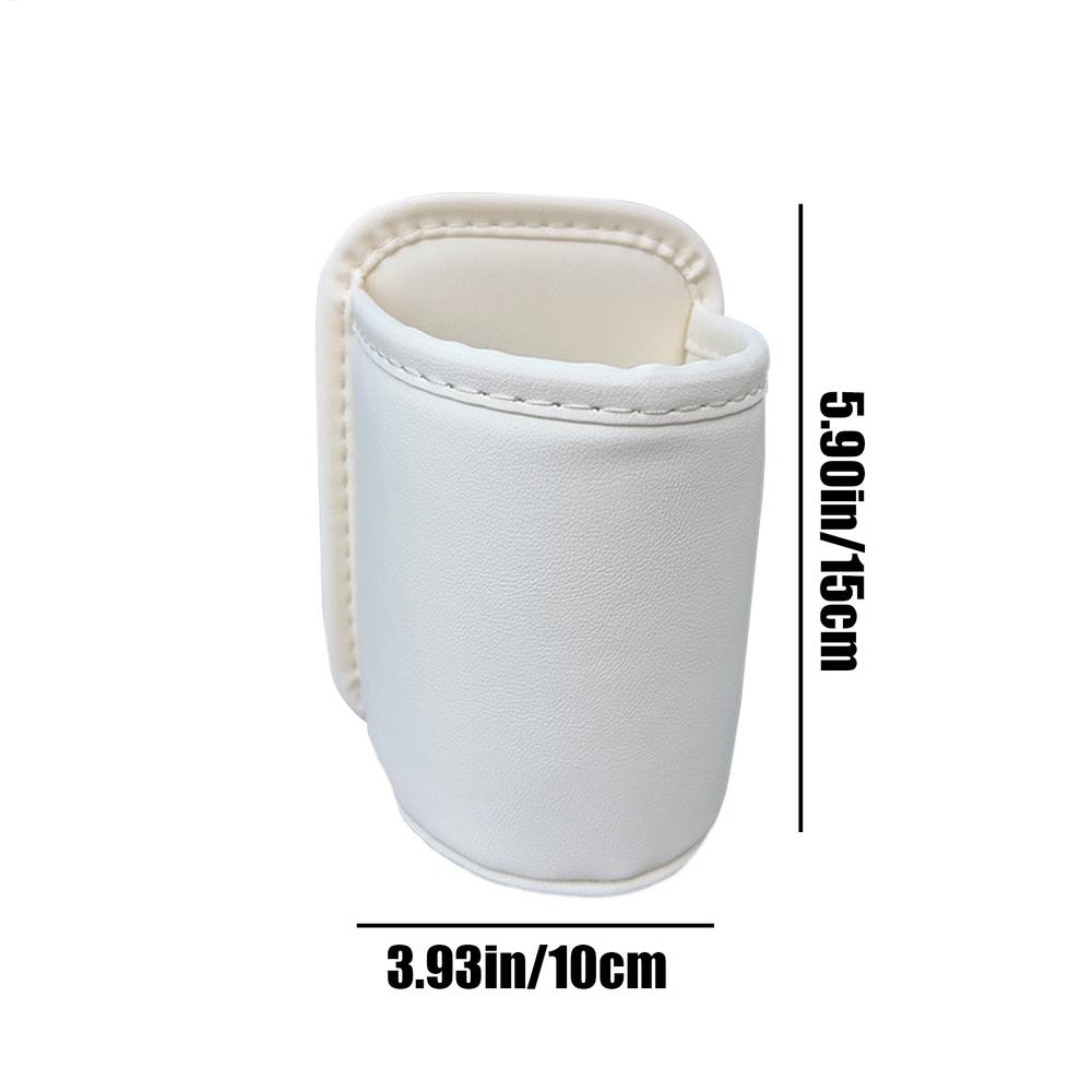 Car Window Cup Holder Cute Car Cup Stand Automotive Cup Holders Back Seat Organizer Truck Leather Cup Holder For Beverage Cups