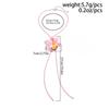 Ingemark Romantic Colorful Petal Flower Pendant Choker Necklace for Women New Trend Boho Adjustable Chain Wedding Jewelry Gift