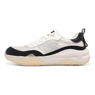 Slip Resistant, Abrasion Resistant, Lightweight Low Top Sports Casual Shoes Men's White Black 912328850-2