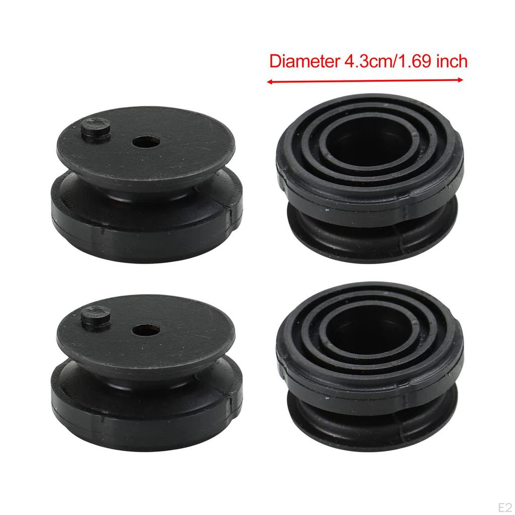 4x Lower Rubber Foot Pads Feet Mount Pad 68325-z07-003 Premium Replaces Easy Installation for