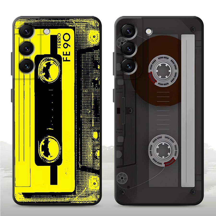 Funda Phone Cover Case for Xiaomi Redmi Note 11 9 10S 9S 13 Pro Plus 12 Pro 14 7 8 11s 12s 10 Vintage Cassette
