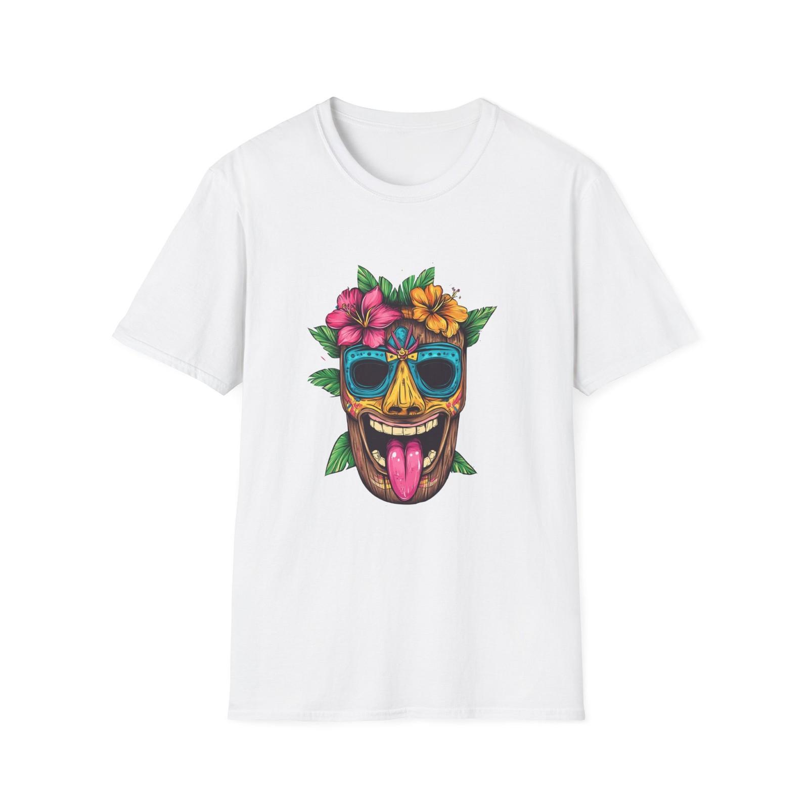 

Colorful Floral Skull T-Shirt, Unisex Graphic Tee, Summer Wear, Festival [...] 5XL різнокольоровий