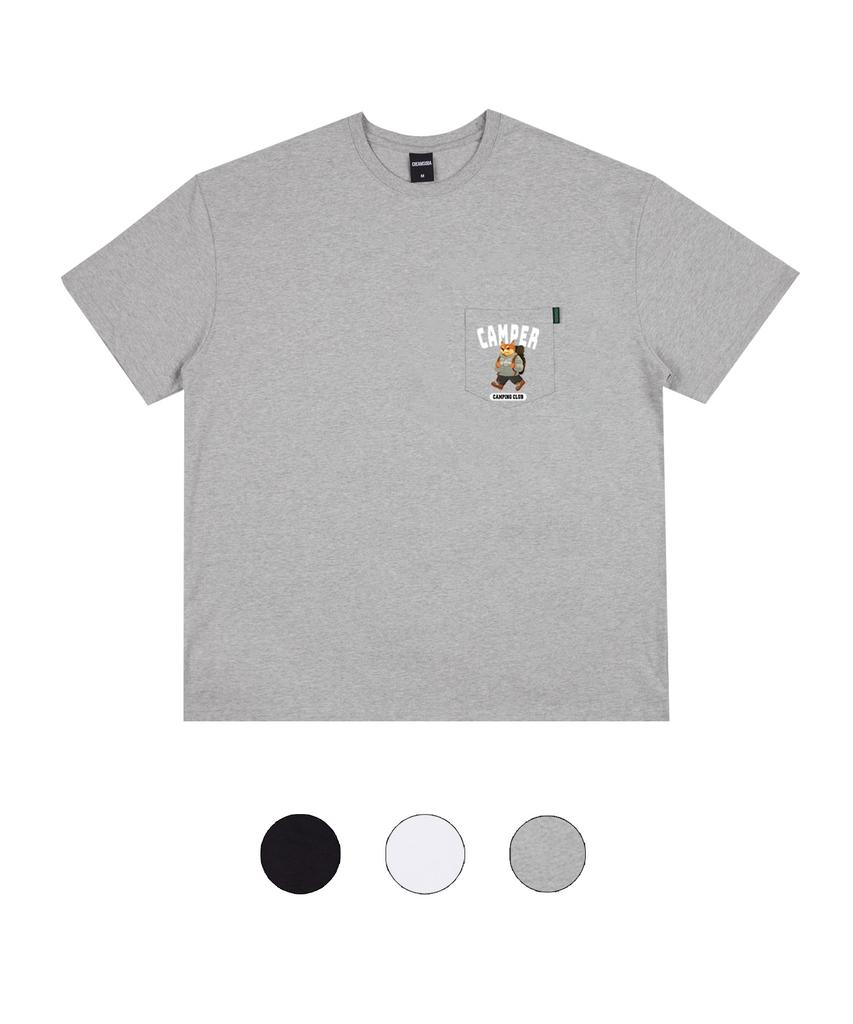 CREAM SODA LAB Camping Club Pocket T-Shirt
