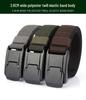 Men's Elastic Tactical Belt with Aluminum Buckle for Outdoor and Casual Wear