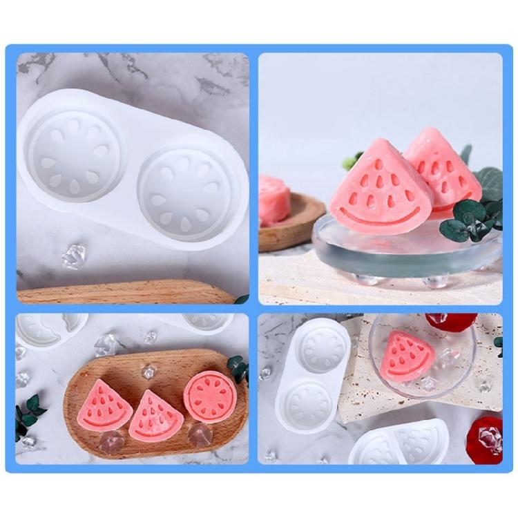 3D Watermelon Shaped Silicone Molds Fondants Molds Bakings DIY Supplies Nonstick