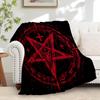 1pc Occultism,Symbolism,Esoteric Print Flannel Blanket Suitable for All Seasons, Perfect for Home, Travel, or Camping  26