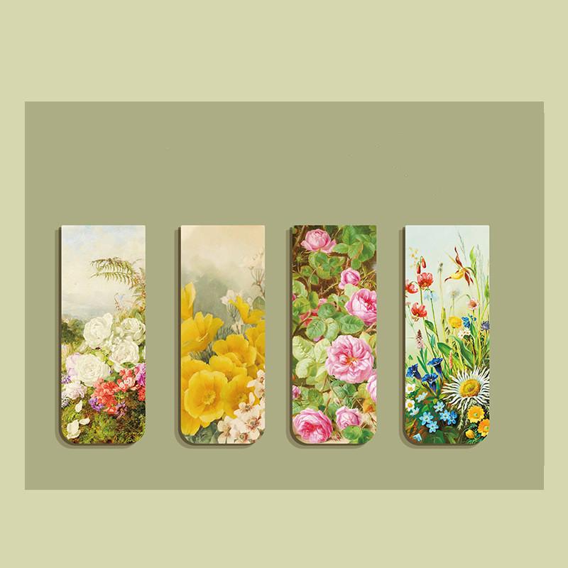 2-5ks/sada Jednoduchost záložky pro děti Noční obloha Oceán Krajina Scenary Book Marks Magnet Bookmarks for Books Školní potřeby