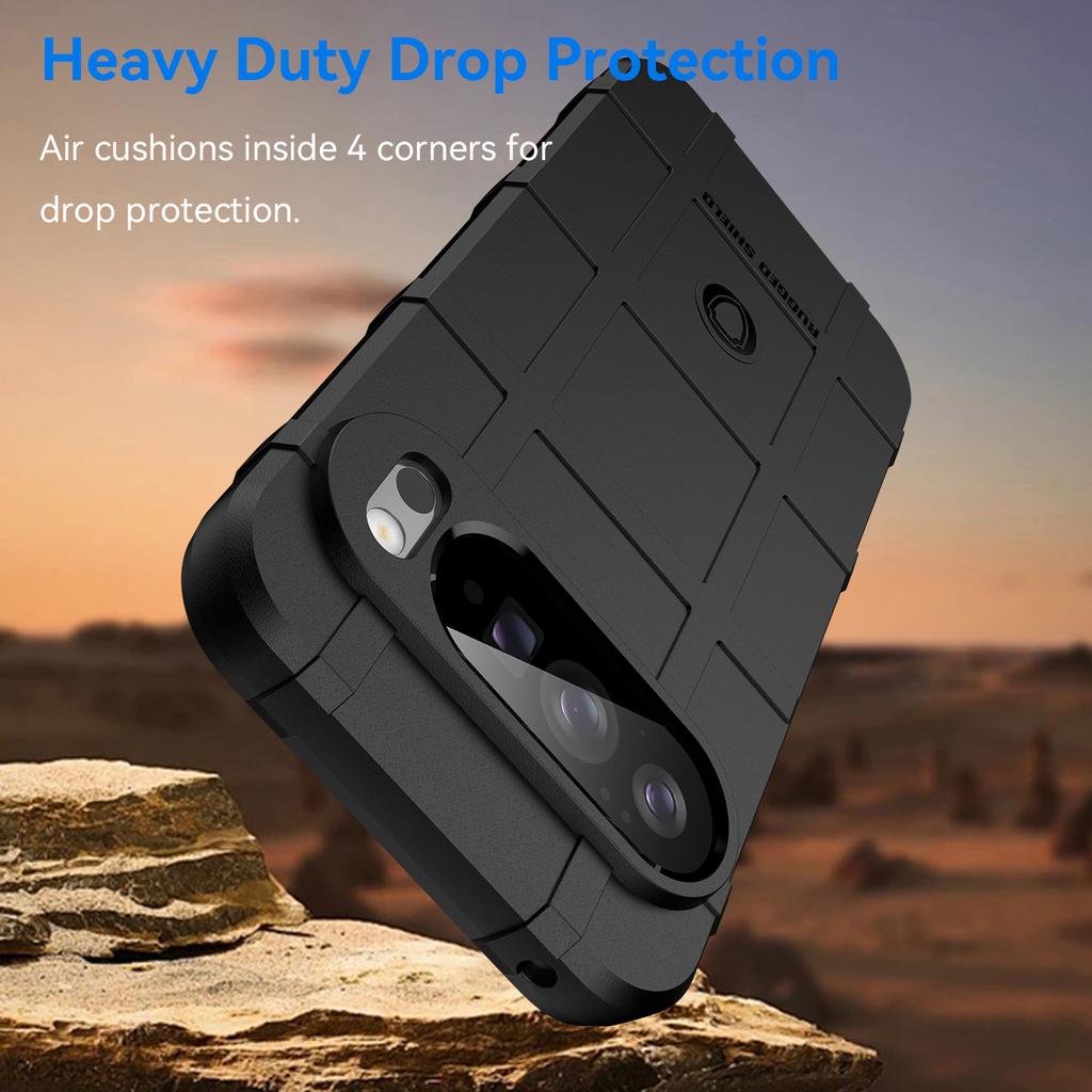 For Google Pixel 10 Pro XL Case Grid Design Soft TPU Scratch-Proof Phone Cover