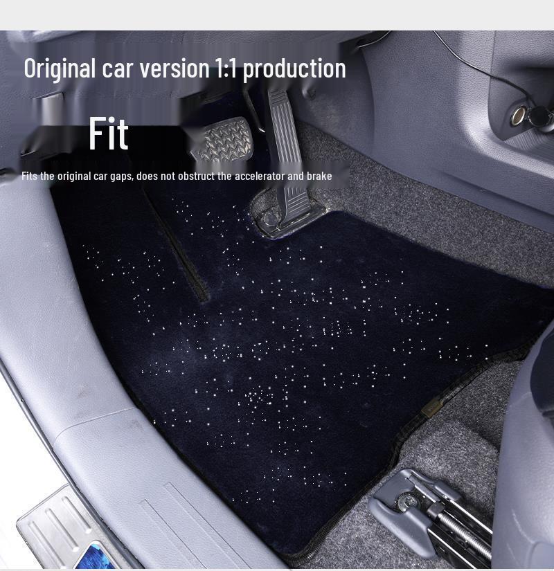Toyota Sienna/Grand Highlander 21-25 Starry Sky Floor Mats - Full Middle Row Coverage