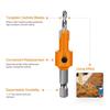 1-5PCS 8mm Shank HSS Woodworking Countersink Router Bit Screw Extractor Remon Demolition for Wood Milling Cutter