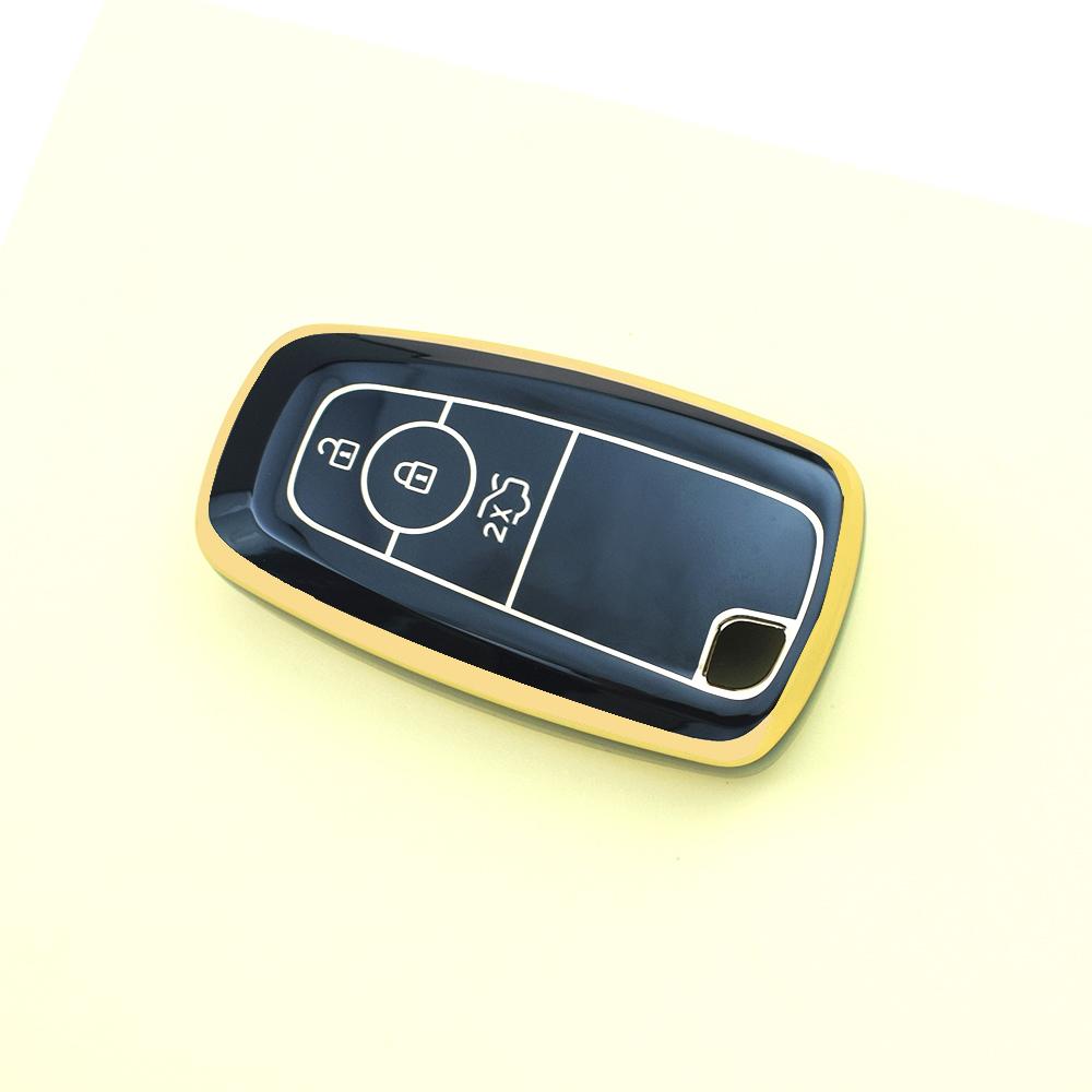 3 Buttons Smart Remote Car Key Keyless Case Cover Shell Fob for Ford Mustang Edge Fusion Explorer F150 F250 F350 Ecosport