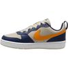 Nike Court Borough Abrasion Resistant Low Top Kids' Skateboarding Shoes Beige Blue Sneakers DV5456-126