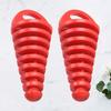 VORCOOL Silencer Cap Exhaust Pipe Muffler Exhaust Port Muffler Motorcycle Car Parts Automatic Exhaust Tail Tip Pipe Cover (Red) 2 Pieces