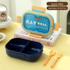 Set Fibbia Portatessere per Pranzo e Borraccia - Scatola Pranzo Bento in Acciaio Inossidabile per Lavoratori d'Ufficio