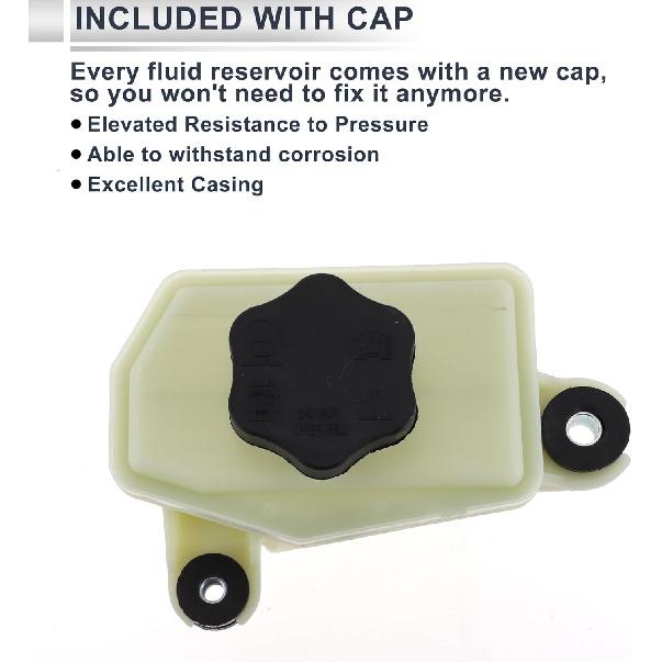 Power Steering Reservoir for Ford Edge 6 Cyl 3.5L DOHC VCT SMPI 2007-2010 7T4Z3E764A Automotive Power Steering Tank 1 Pc