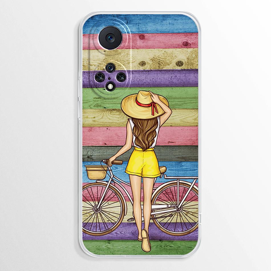 For Huawei Honor 50 Case Soft Silicone Fashion Marble Clear Cover For Honor 50 Honor50 Bumper NTH-NX9 Phone Case Honor 50 Fundas