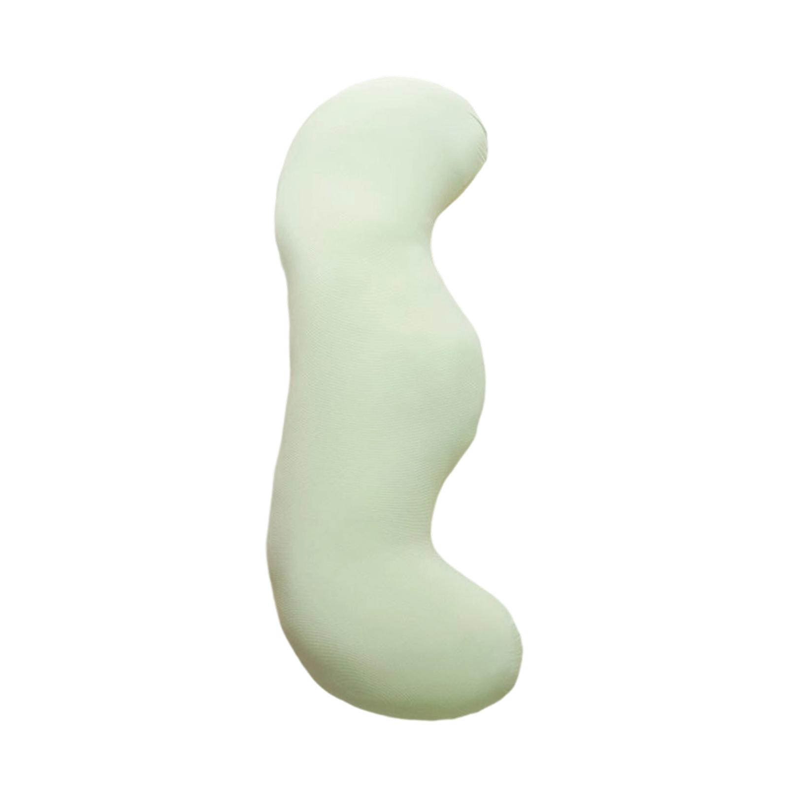 

80cm Long Body Pillow Maternity Side Sleeping Support Pillow Full Body Contour Cushion for Pregnant Women and Side Sleepers one size зелёный