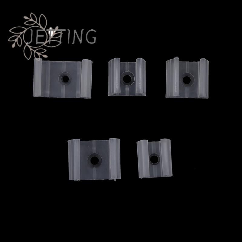 Hot 20PC LED Strip Fix Clips Connector For Fixing 2835 Neon Light 220V COB Plastic Buckle Flexible Accessories 10/12/14/17/20mm
